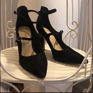 Marc Fisher 'Kairi' PointeSuede Mary Jane style heels